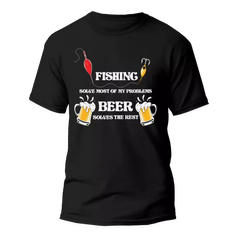 Fishing Solves All My Problem Man T-Shirt