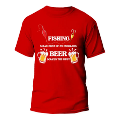 Fishing Solves All My Problem Man T-Shirt